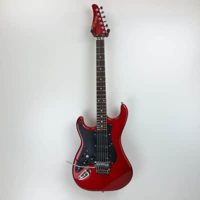 Lefty Vintage Kramer FOCUS 3000 W/EMG MIJ Japan Electric Guitar Red w/ OHSC Case image 2