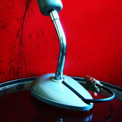 Vintage 1950's Altec 633A dynamic microphone "Salt Shaker" w period stand & cable High Z PROP 8 image 10