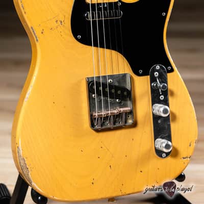 Shabat Lion Standard 1pc Swamp Ash & Maple w/ Lollar Vintage T’s – Butterscotch image 3