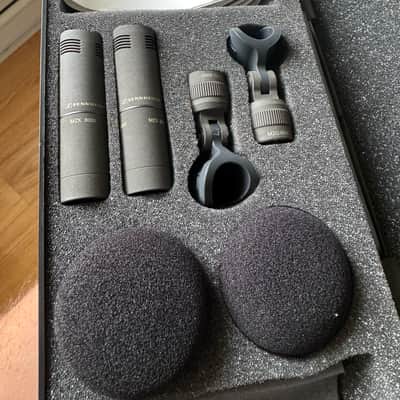 Sennheiser MKH 8040ST Small Diaphragm Cardioid Condenser Microphone Stereo Pair 2007 - Present - Black image 1