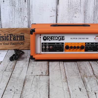 Orange Super Crush 100 Electric Guitar Amplifier Head 100W Solid State Amp Head image 2