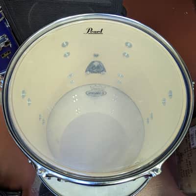 1990s Pearl Export Taiwan 11 X 13" Pacific Blue Wrap Tom - Looks & Sounds Really Good! image 8