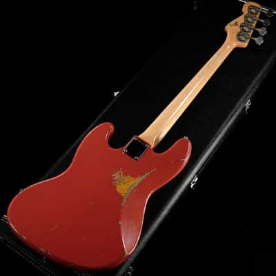 Fender Custom Shop MBS 1962 Jazz Bass Aged Fiesta Red 3-Tone Sunburst by Jason Smith [R135769] (01/06) image 5