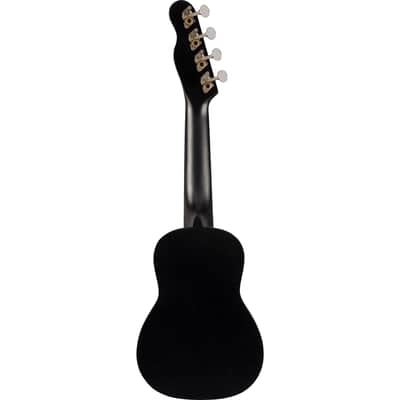 Fender Venice Soprano Ukulele - Walnut Fingerboard, Black image 2