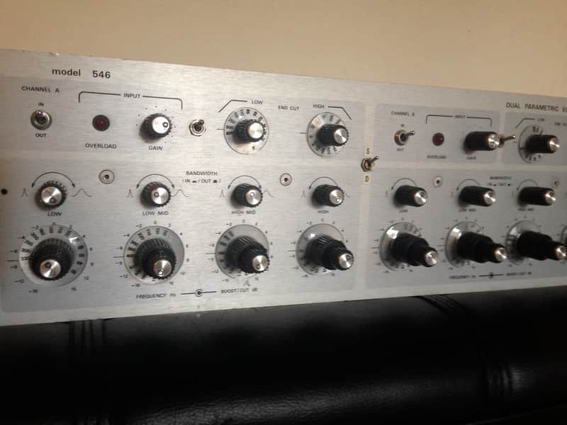 Vintage UREI Model 546 Dual Four Band Parametric Equalizer