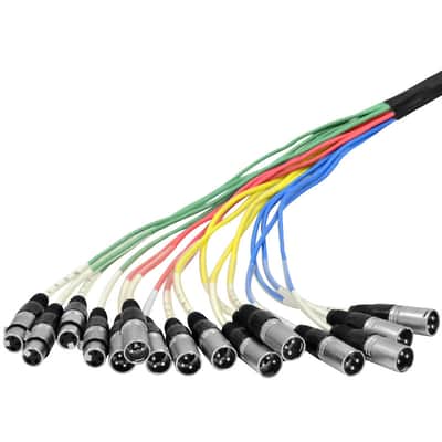 SEISMIC AUDIO 12 Channel 50' XLR Snake Cable with 1/4" image 3