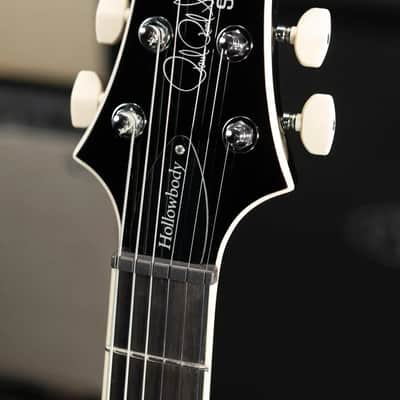 PRS SE Hollowbody II Piezo Electric Guitar - Peacock Blue Smokeburst with Gig Bag image 5