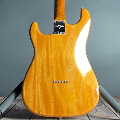 Fender Custom Shop Artisan Dual P90 Koa Strat, NOS, Rosewood Fingerboard- Aged Natural image 7