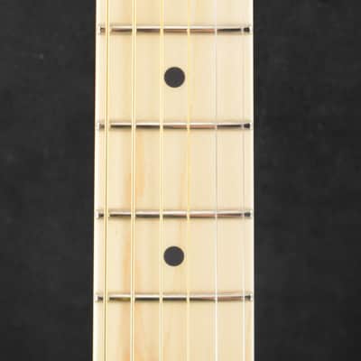 Mint Fender Jack White Triplesonic Acoustasonic Telecaster Maple Fingerboard White Pickguard Satin Arctic White with Black Top image 4