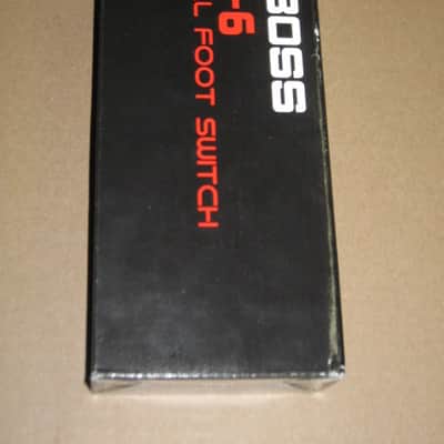 lightly handled (generally mostly very clean) Boss EMPTY BOX ONLY for FS-6 Dual Foot Switch (NO footswitch / NO paperwork) specifically from  2014 - but can be a home for a different year FS-6 footswitch (link for Manual in is description) image 3