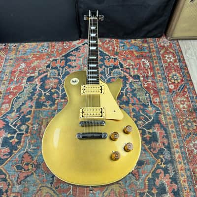 *Video* Aria Pro II Les Paul Gold Top Model LS600 Slab Mahogany - 1980 image 11