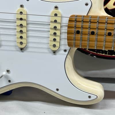 Fender Jimi Hendrix Stratocaster Strat Electric Guitar - Olympic White image 6