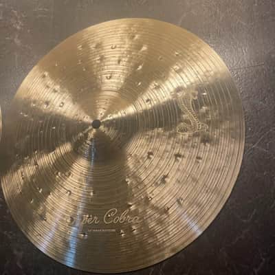 WILD BULL Limited Edition Super Cobra Hand Forged & Hammered 14" hi hat Set image 7