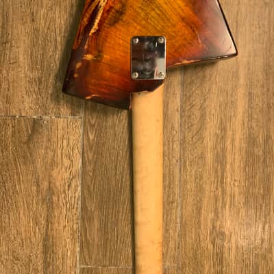 Warmoth St. Vincent Copy Solid Spalted Maple Burst image 6