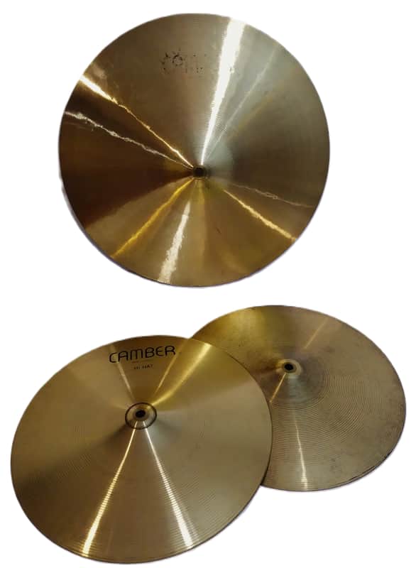 Camber 14" Hi Hats and 18" Crash/ Ride Cymbal Pack image 1