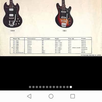 Cimar SG 1905 Pre Lawsuit 70's Made In Japan OHSC image 24