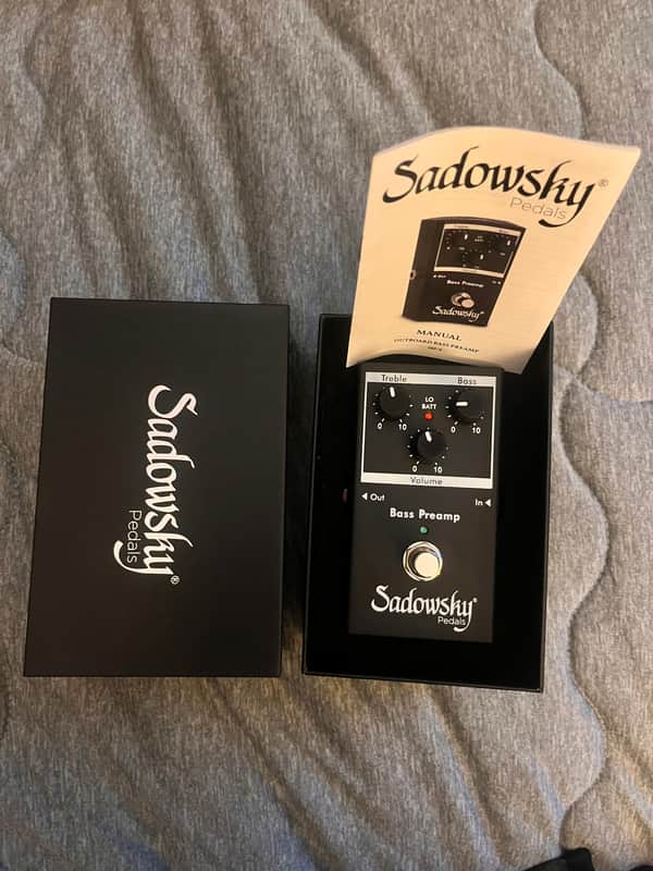Sadowsky SBP-2 V2 Bass Preamp 2021 - Present - Black image 1