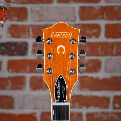 Gretsch G6120T-BSNV Brian Setzer Signature Nashville Hollow Body ‘59 Smoke with Bigsby Satin Orange Smoke 2025 w/OHSC image 9