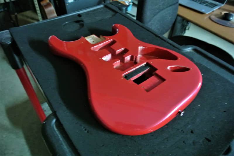 Kramer Pacer body early striker in Candy Red Pearl 1986 image 1