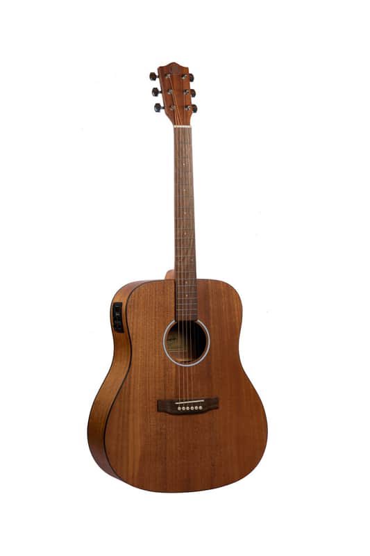 Bamboo GA-41-MAHOGANY-Q Dreadnaught Mahogany Top Mahogany Harmony 6-String Acoustic-Electric Guitar image 1