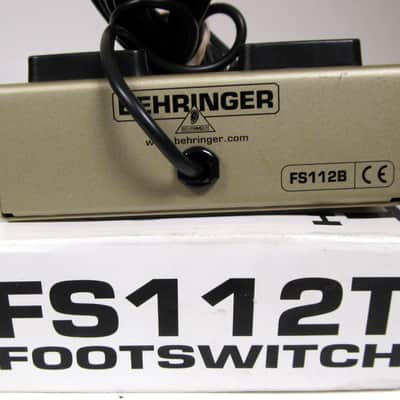 N.O.S. Behringer FS112B 2-Button Bass Amp Footswitch #4 VGC image 4