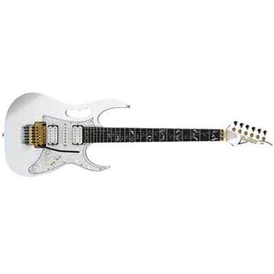 Ibanez Steve Vai Signature Premium JEM7VP Electric Guitar with Gig Bag, Ebony Fretboard, White image 2
