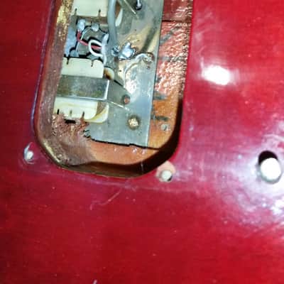 1977 Aria Pro II ES800WR (a.k.a. ES 335) guitar transition headstock logo image 10