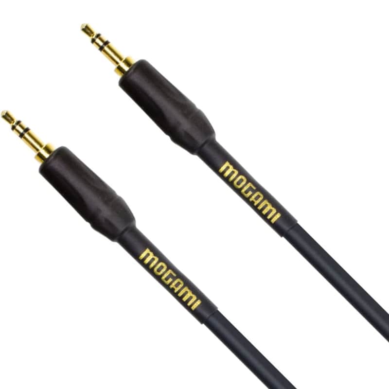 Mogami Gold 3.5 3.5 15 Stereo Audio Patch Cable, 3.5mm TRS Male Plugs, Gold Contacts, Straight Connectors, 15 Foot image 1