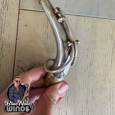 1938 Selmer Balanced action alto saxophone- Original Silver plate w/ Full engraving & Premium Overhaul! image 11