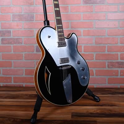 Motor Ave Guitars BelAire Black Top 2021 w/OHSC image 3