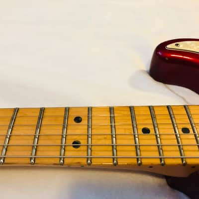 Fender Strat Plus Deluxe with Maple Fretboard 1988-1993 - Crimson Frost image 3