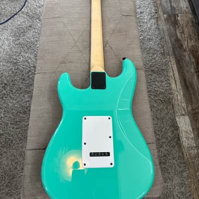 Jackson Stratocaster style Gloss Teal Green image 6