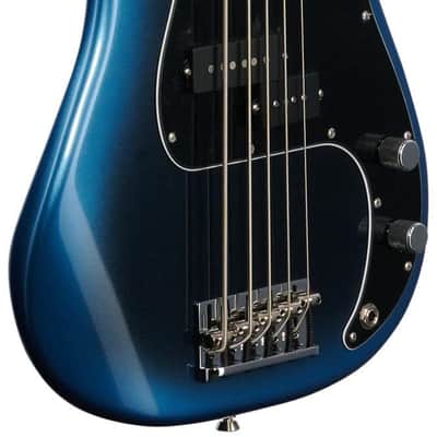 Fender American Pro II Precision Bass V Bass Guitar (with Case), Dark Night image 8