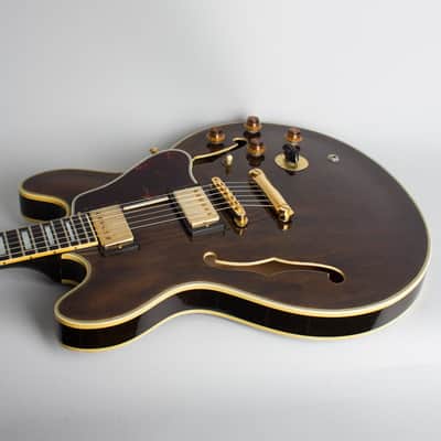 Gibson  ES-355TD Semi-Hollow Body Electric Guitar (1978), ser. #71178013, original black tolex hard shell case. image 7