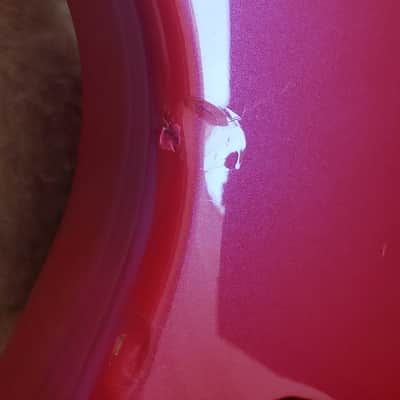 Kramer Original Vintage 1980's Baretta 1 1988-1990 Flip Flop Red image 13