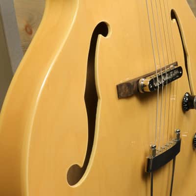 Grote Guitar Natural Hollow Body Jazz Electric Guitar Grwb-ztna - USED image 7
