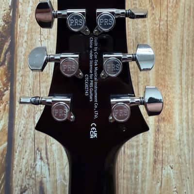 PRS Hollowbody II Piezo - Orange Tiger Smokeburst image 4
