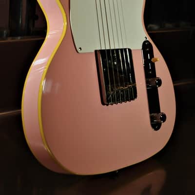 Strings & Things St. Blues Custom Bluesmaster II 1984 Shell Pink. Guitar that ruined Billy Squier image 1