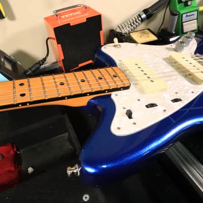 2023 Fender American Ultra Jazzmaster Cobra Blue w/ Maple Fretboard image 17