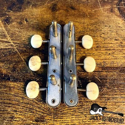 Vintage EKO Italian 3X3 Tuners *USED* (1960s - Nickel) image 7