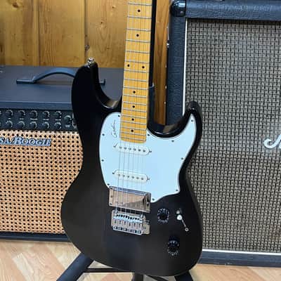 Godin Session Black Burst SG RN Electric Guitar With Case image 1