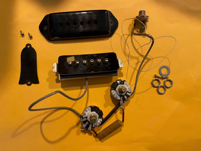 Gibson Es125 1949 P90 With Original Wiring Harness Truss Rod Cover image 1