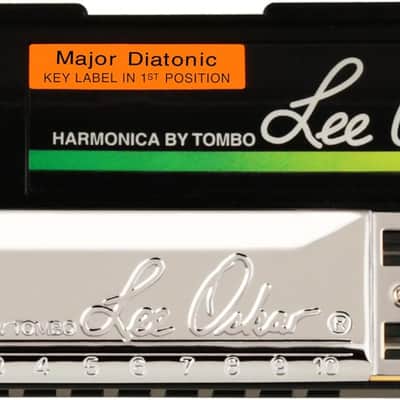 Lee Oskar 1910-E Major Diatonic Harmonica - Key of E - Silver image 1