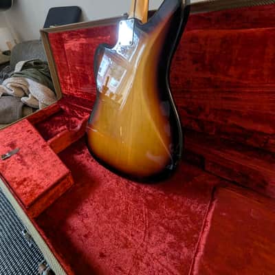 Fender Jaguar Baritone Custom 2004 - 2006 Sunburst image 17