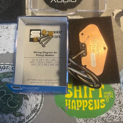 Pre Owned Seymour Duncan STL-1 Vintage '54 Tele Bridge Pickup 2010s - Black image 2
