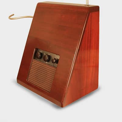 Vanguard Theremin, made by Robert Moog, c. 1960, ser. #6021, fabric zipper cover case. image 3
