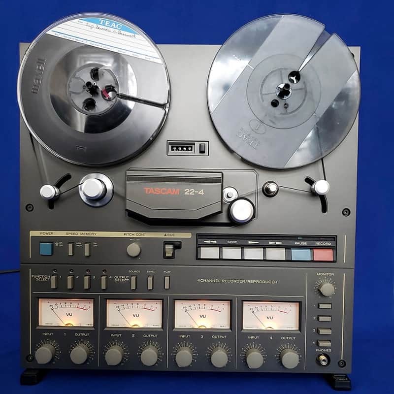 TASCAM 22-4 1/4" 4-Track Reel to Reel Tape Recorder image 1