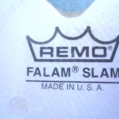 Remo Bass Drum Head Double Pedal Falam Slam Patch - NOS image 2