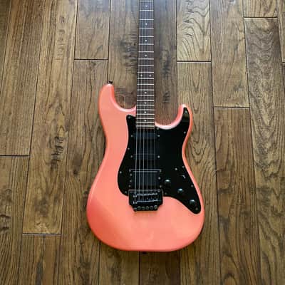 1980s Fresher HSS Stratocaster Electric Guitar Shell Pink Floyd Rose MIJ Japan image 2