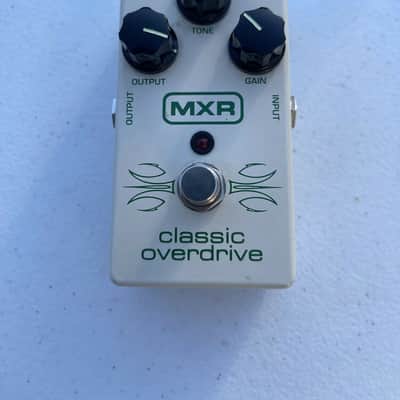MXR Dunlop M-66 Classic Overdrive White Guitar Effect Pedal image 1